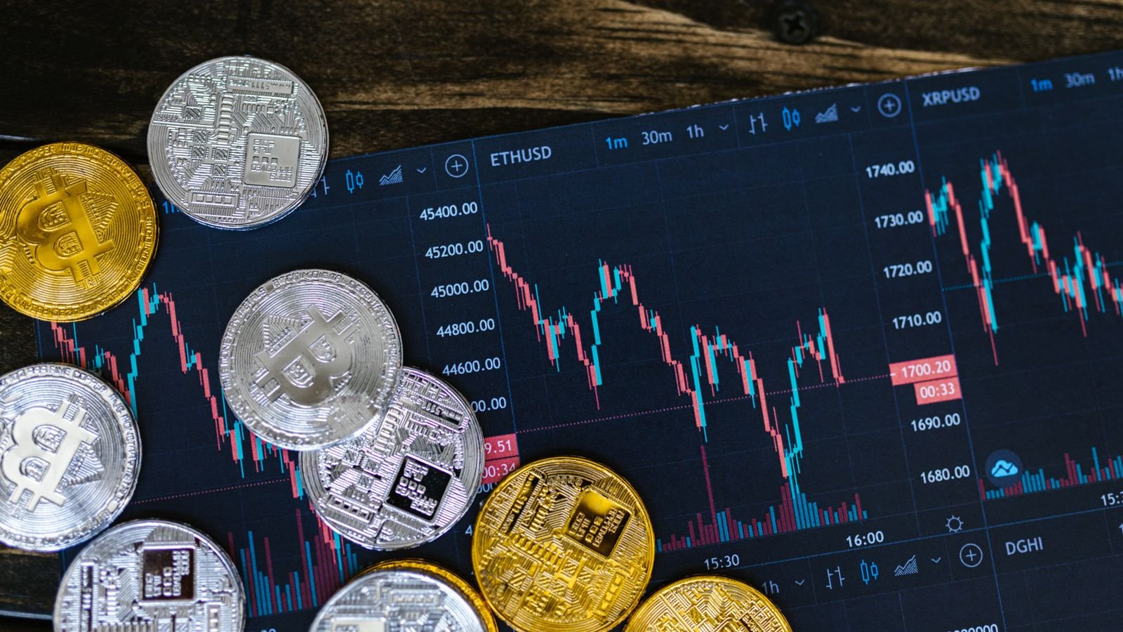 Stacked gold bars representing wealth and value storage in cryptocurrency markets